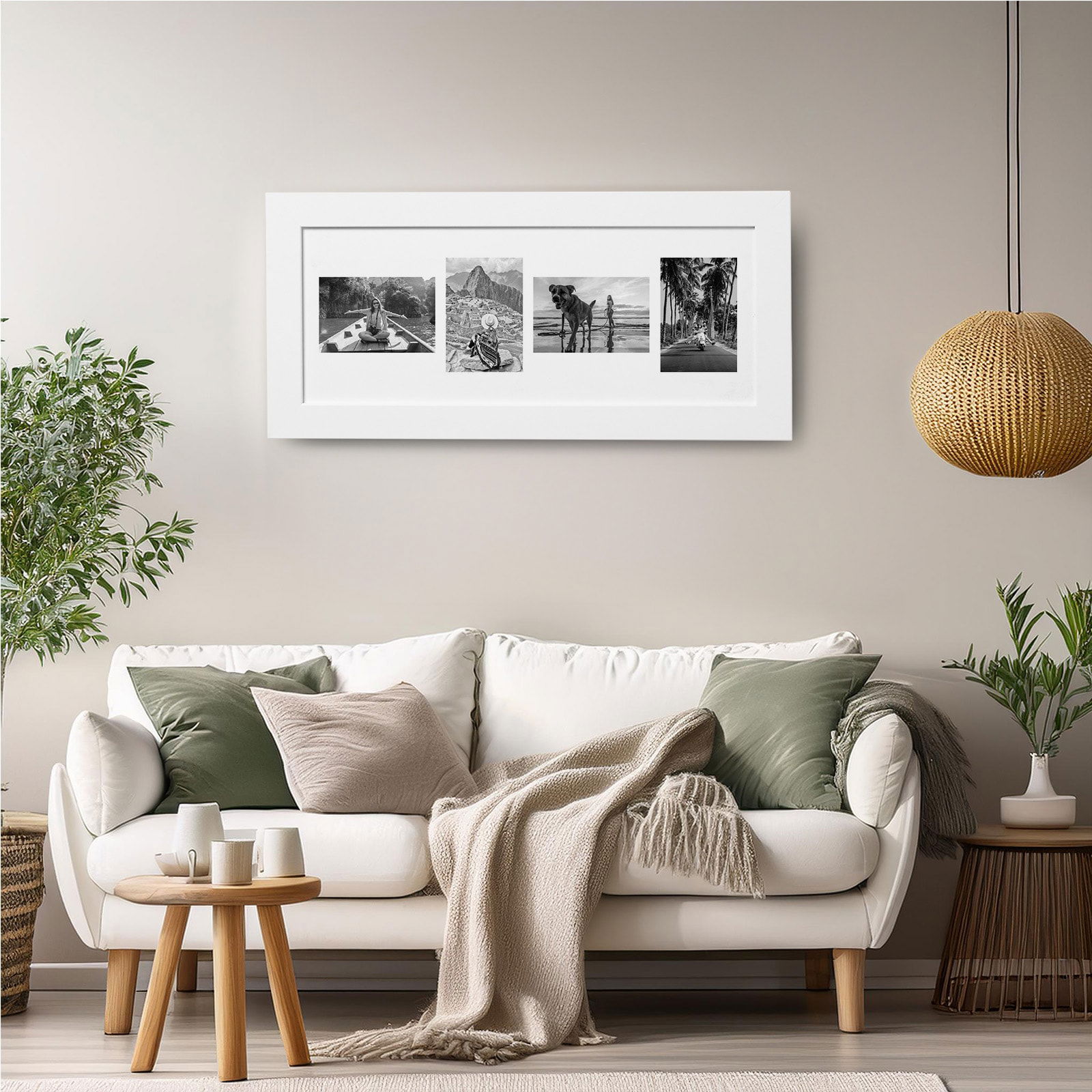 4 photo custom wall art