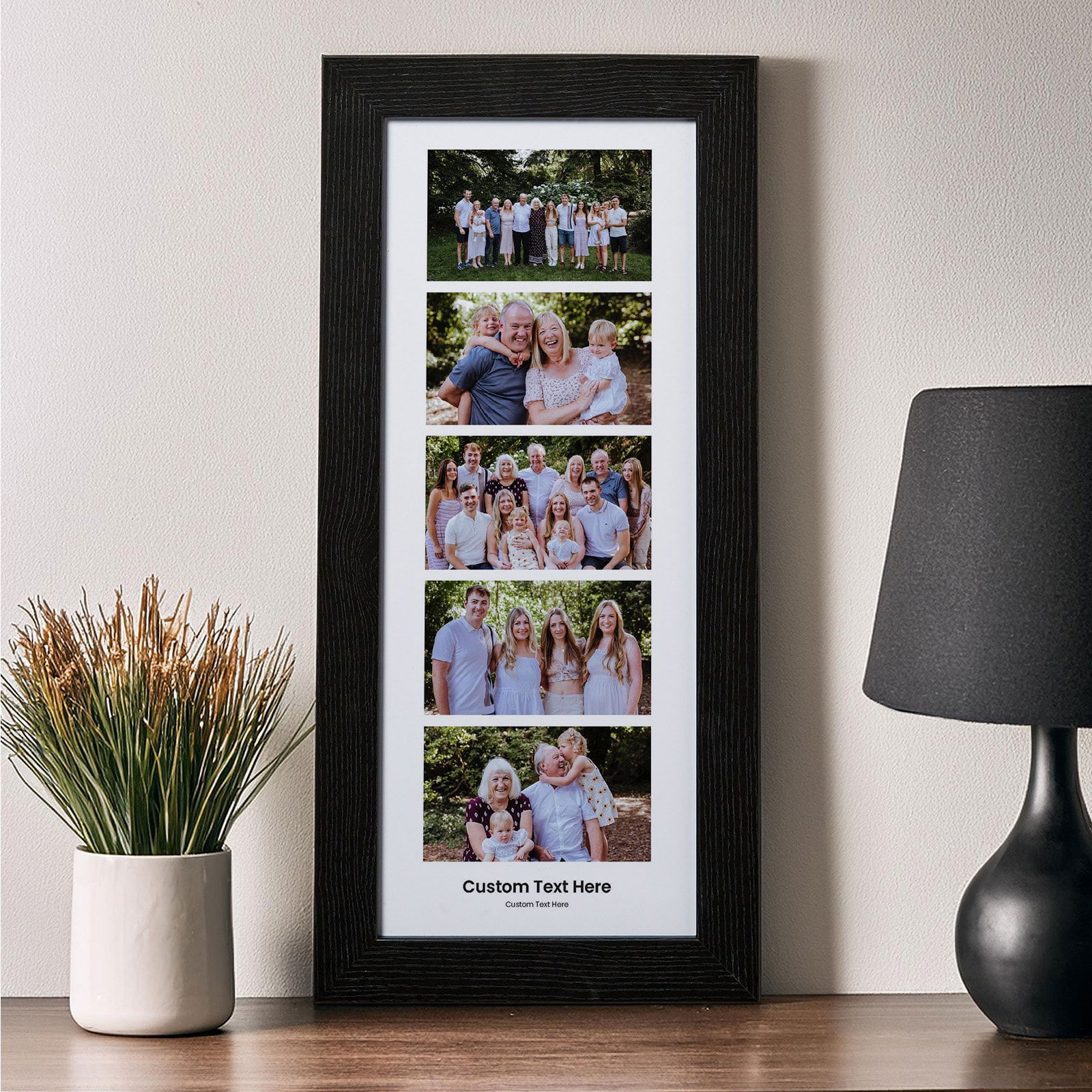 personalized photo picture with custom text portrait