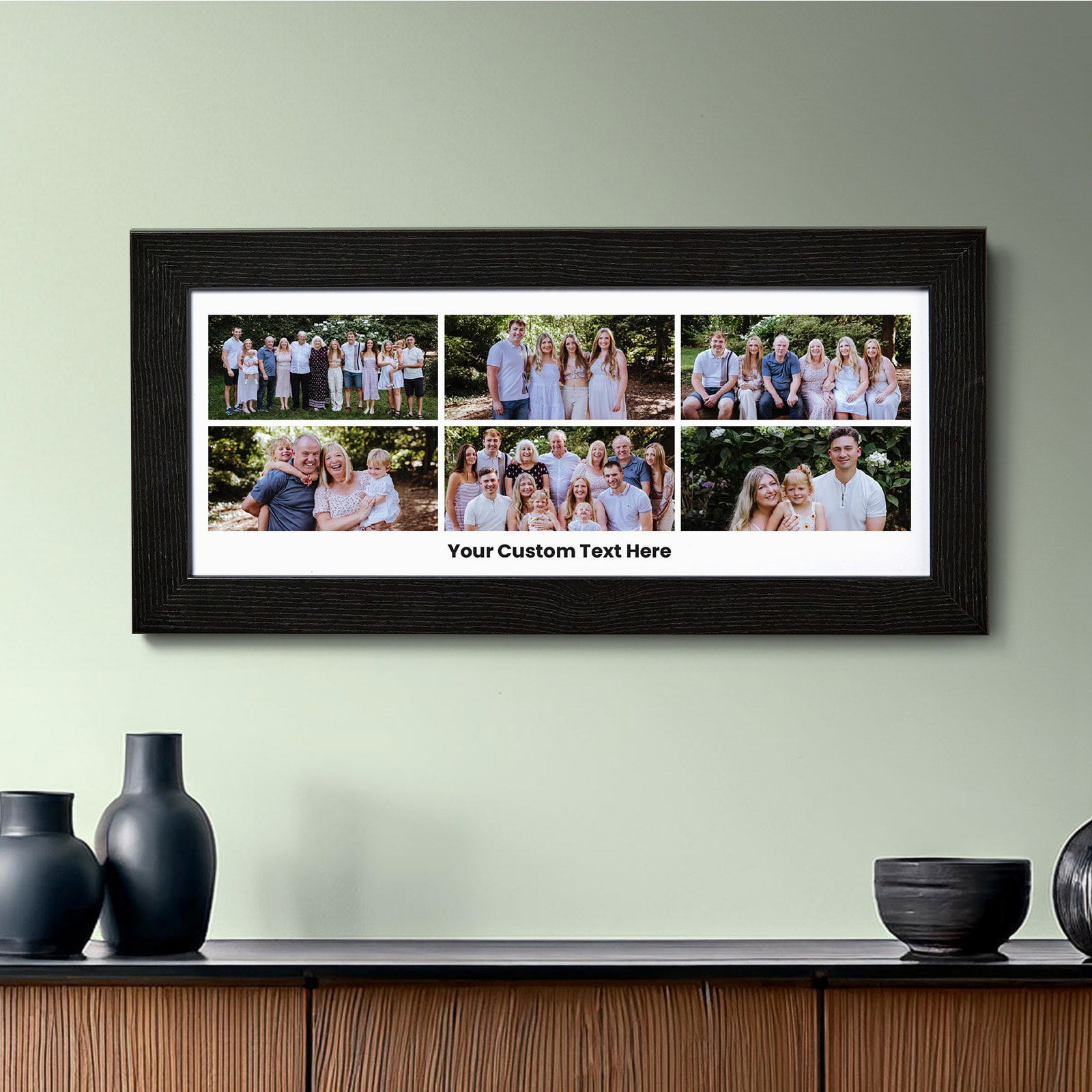 personalized multiple photo framed print