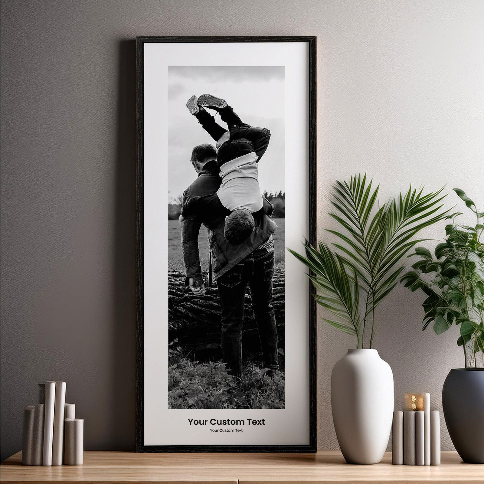 photo picture custom text box frame