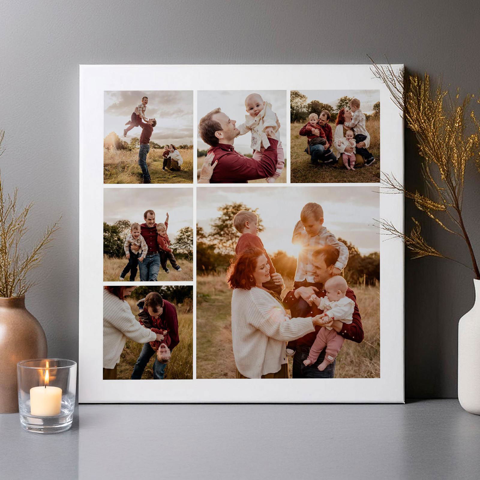 custom photo montage canvas