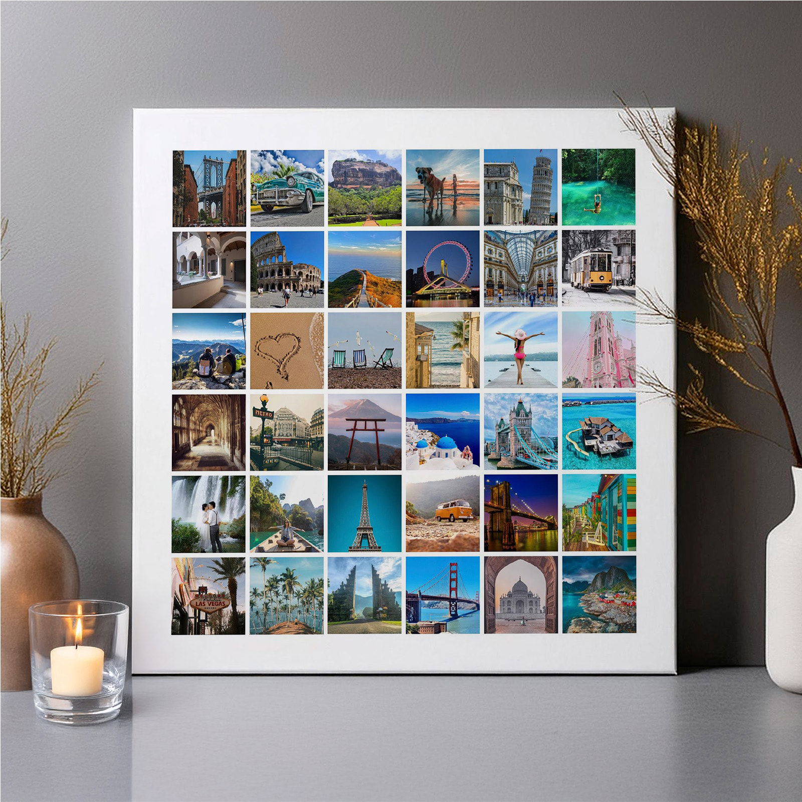 square photo wall art canvas multiple images apertures