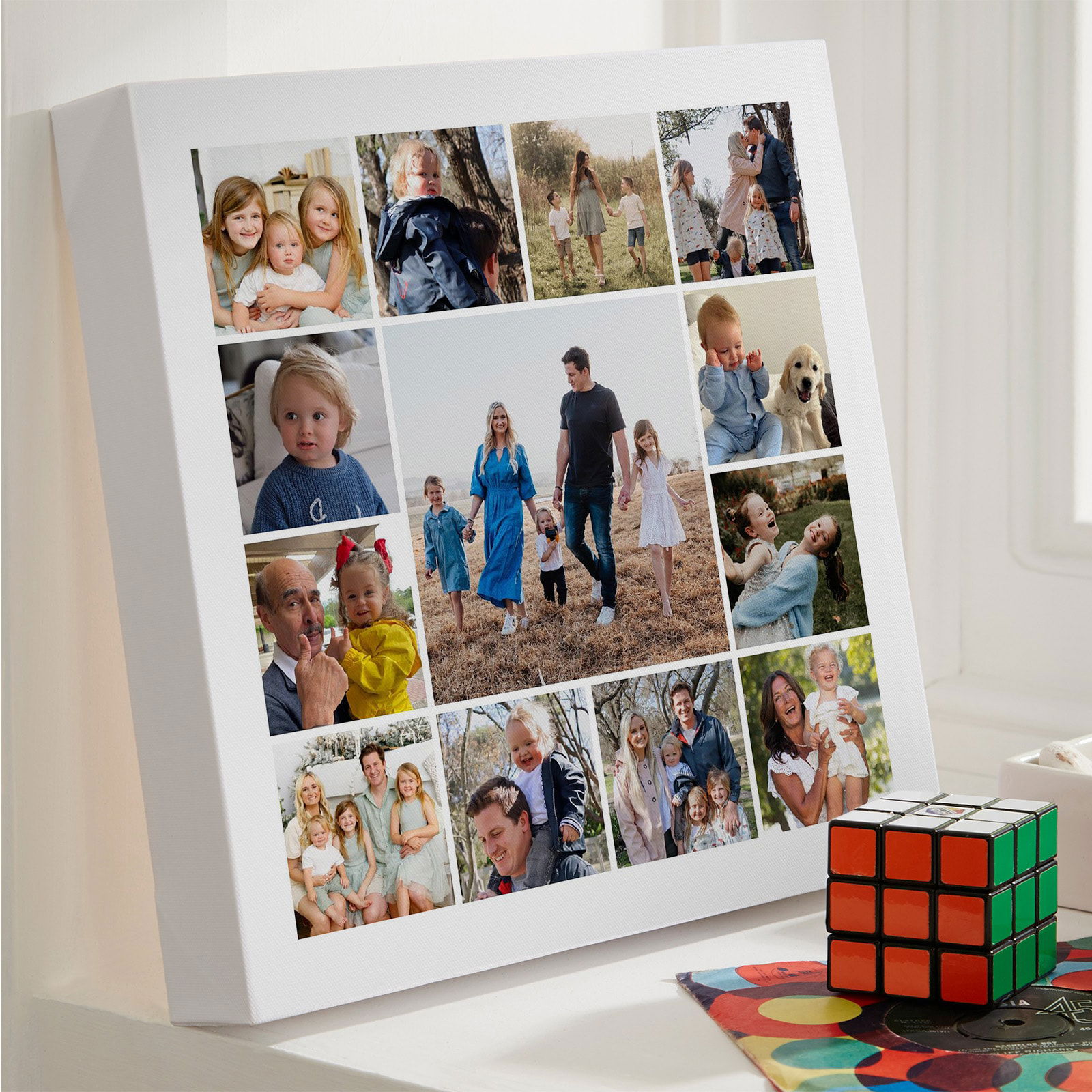 photo collage canvas square