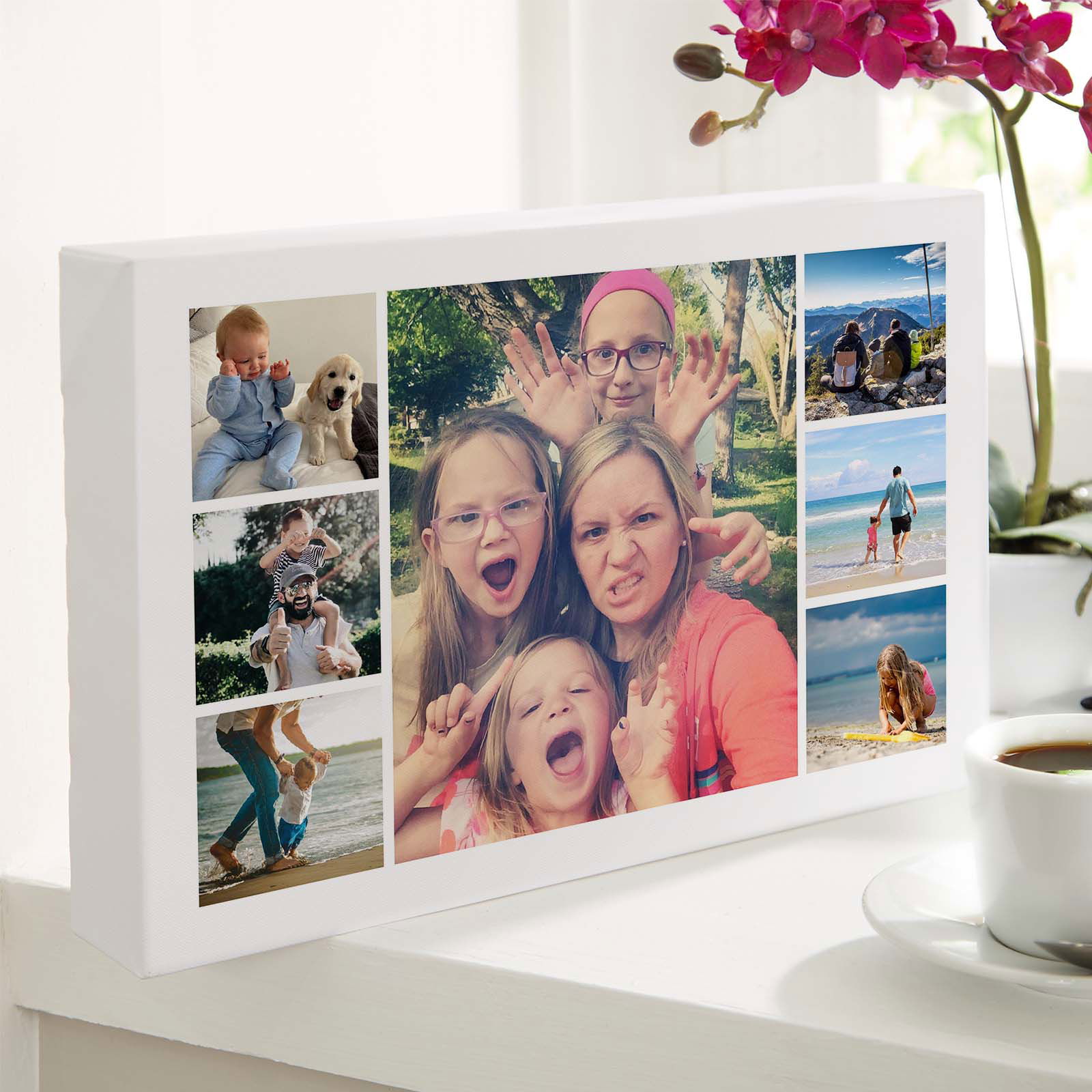 photo upload montage collage canvas