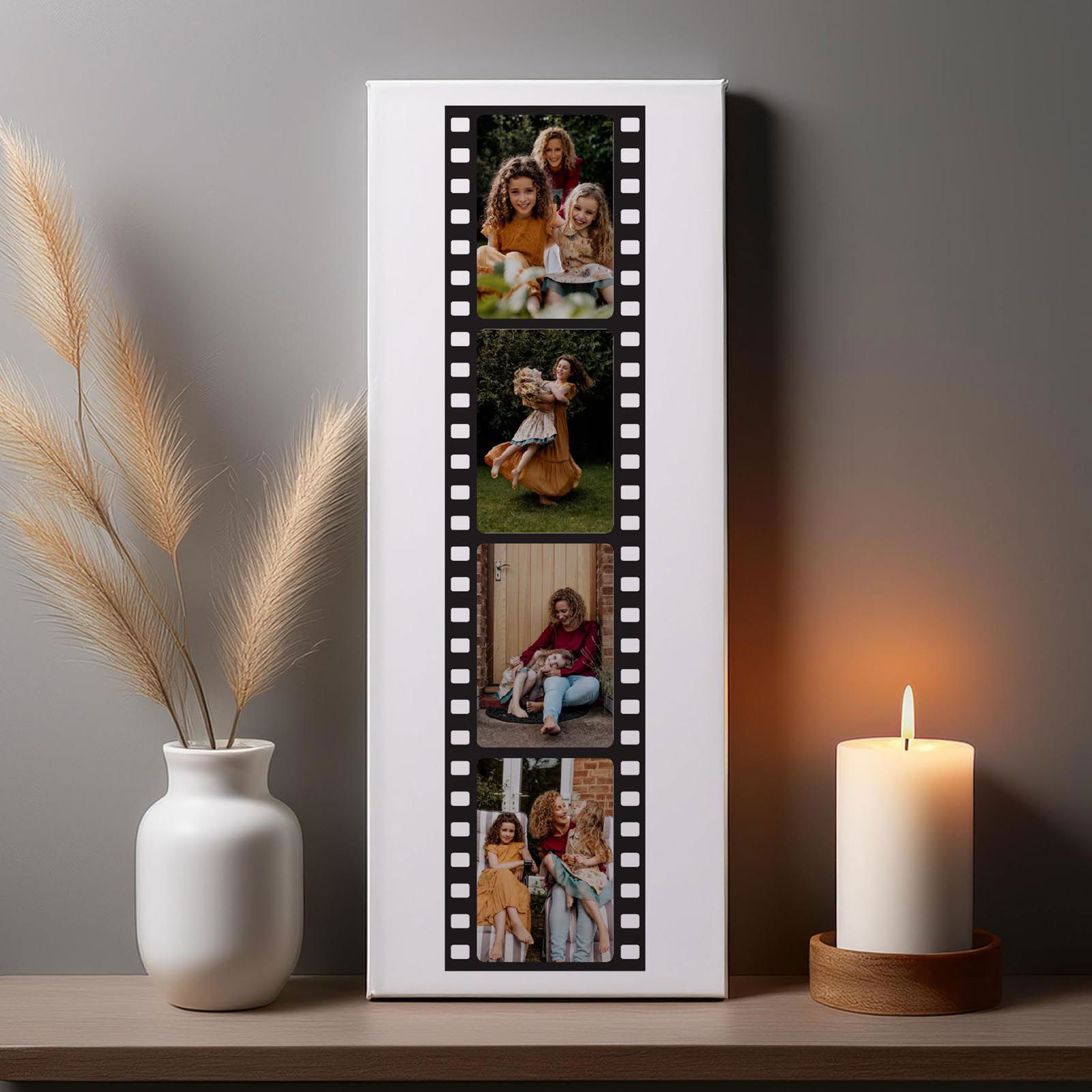 custom film strip photo canvas