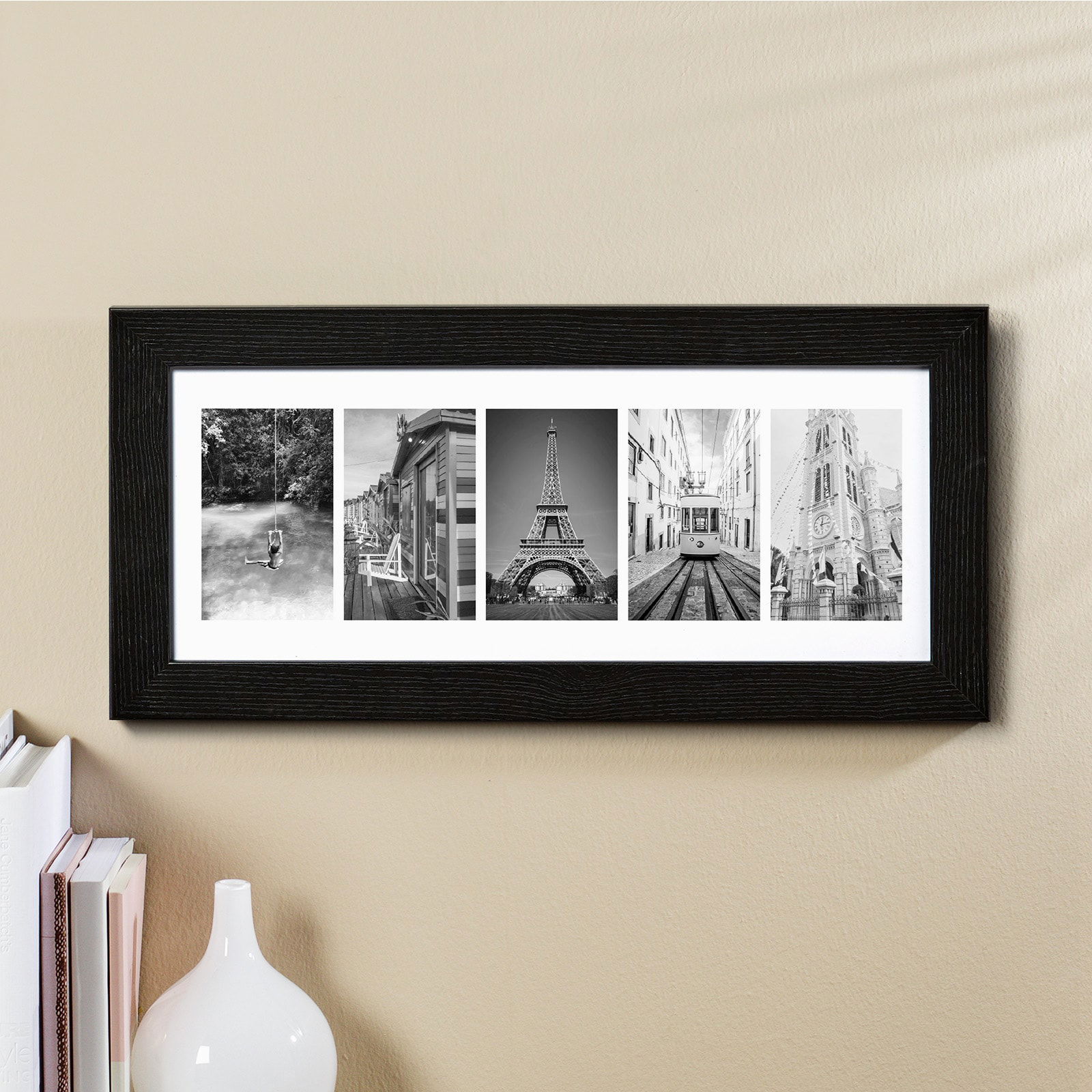 black & white custom photo picture panoramic