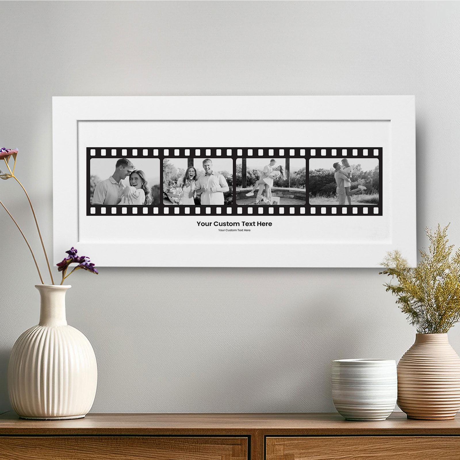camera film strip photo print custom text