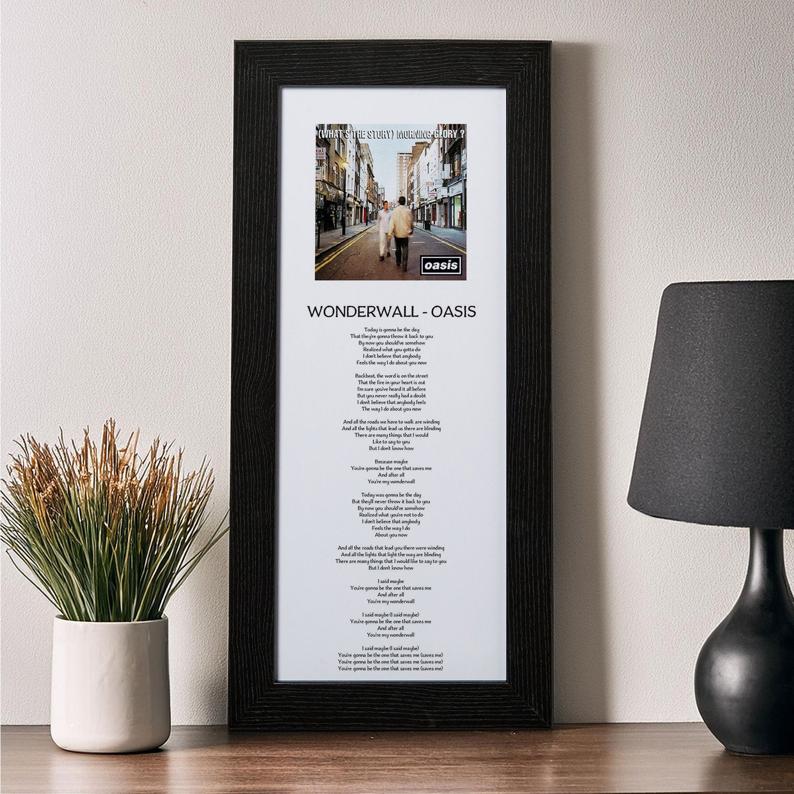 personalized song lyrics photo picture