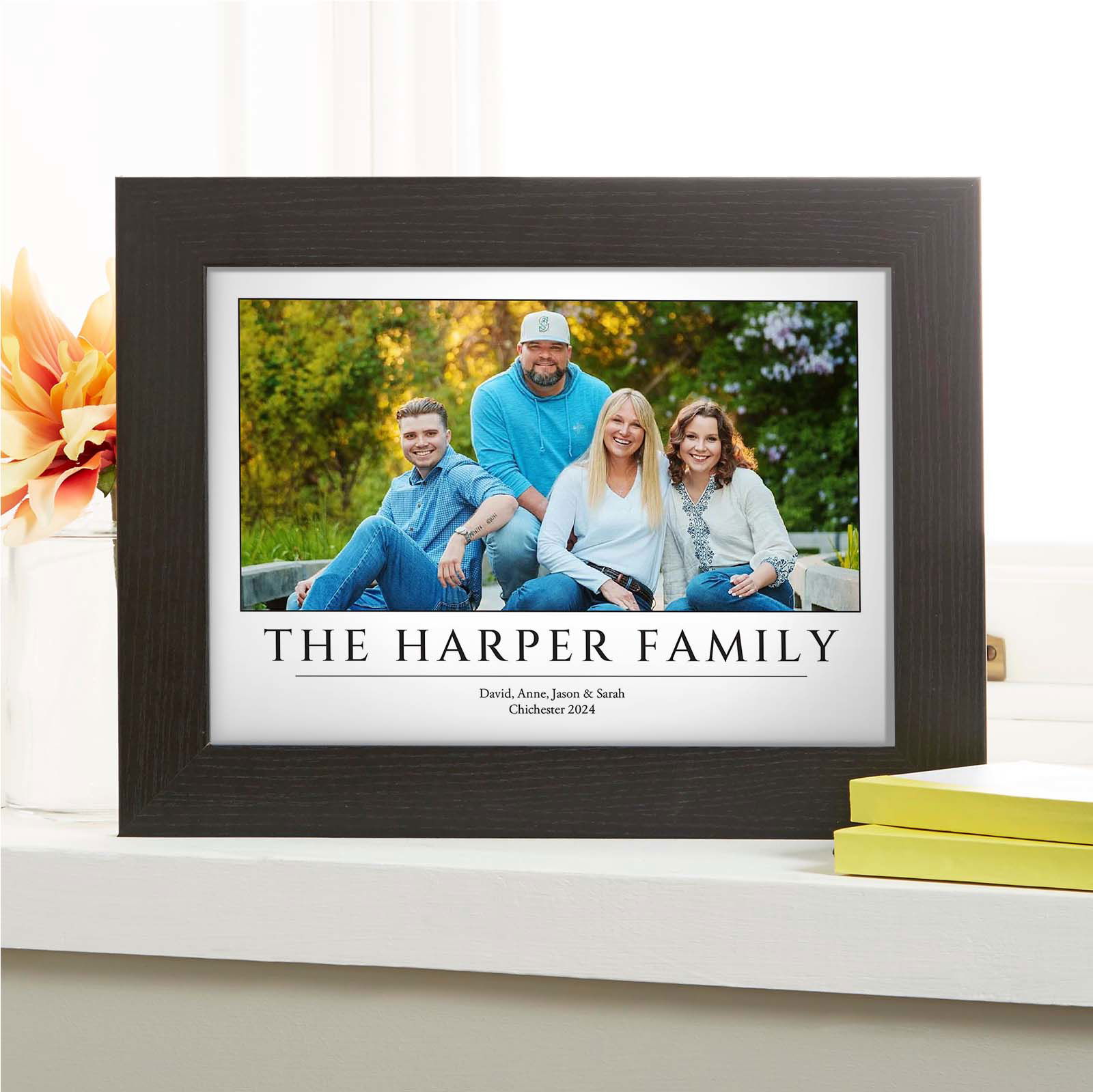 custom photo print family framed