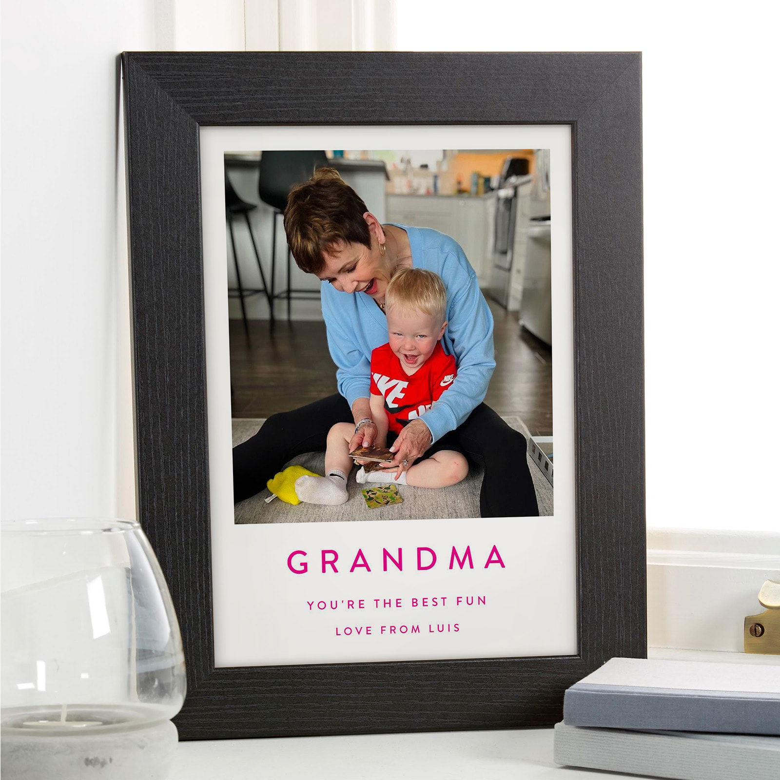 grandma photo gift framed print