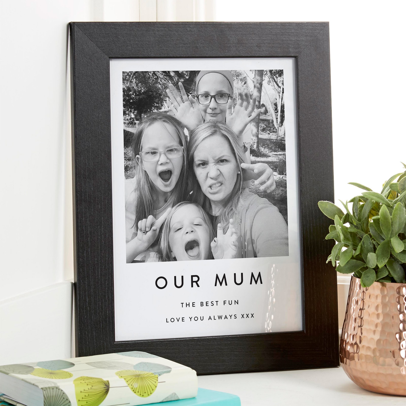 mom gift personalized photo framed print