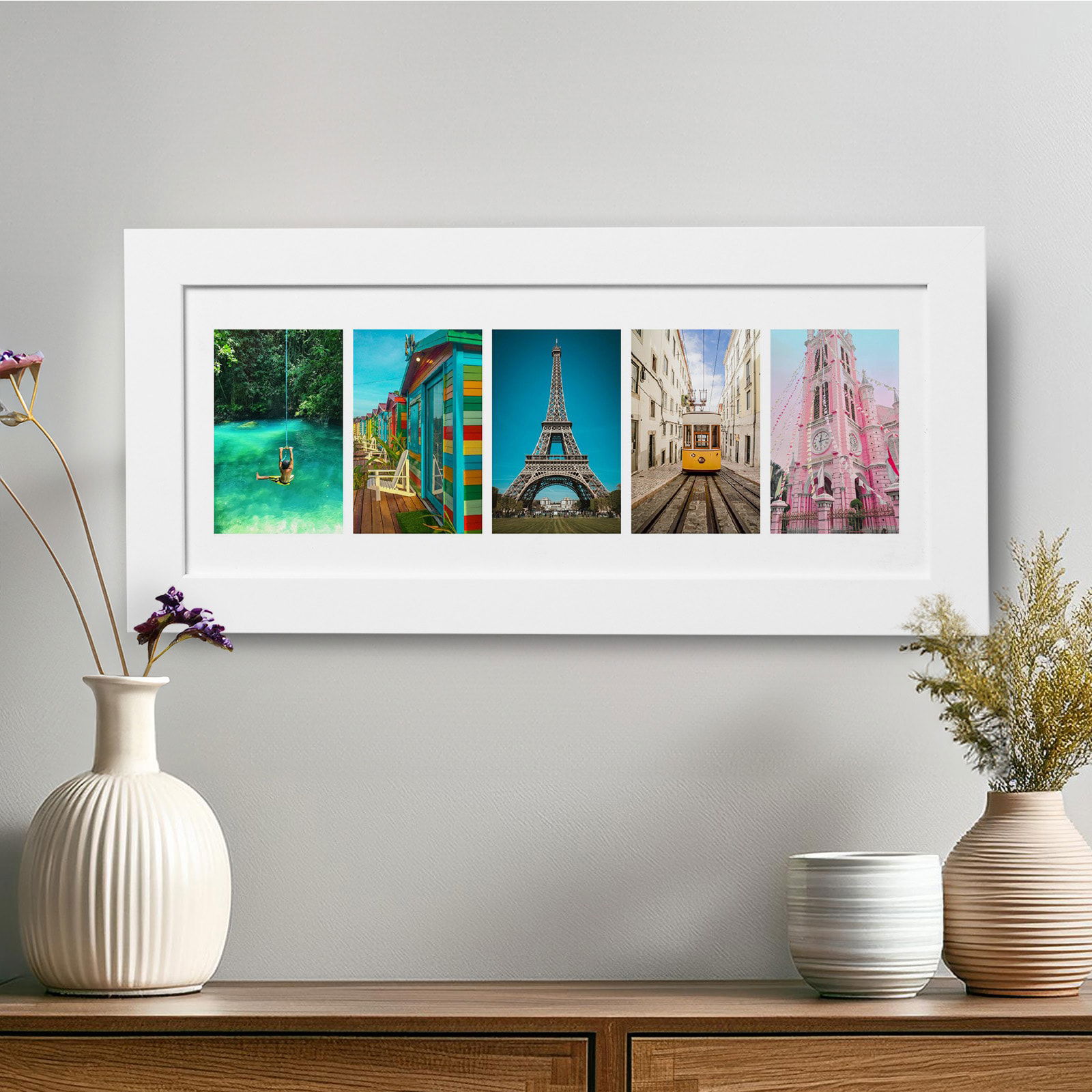 personalized photo picture panoramic 5 images