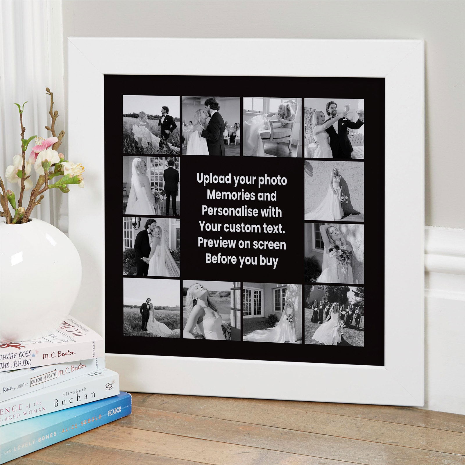 photo montage collage gift with personalized text