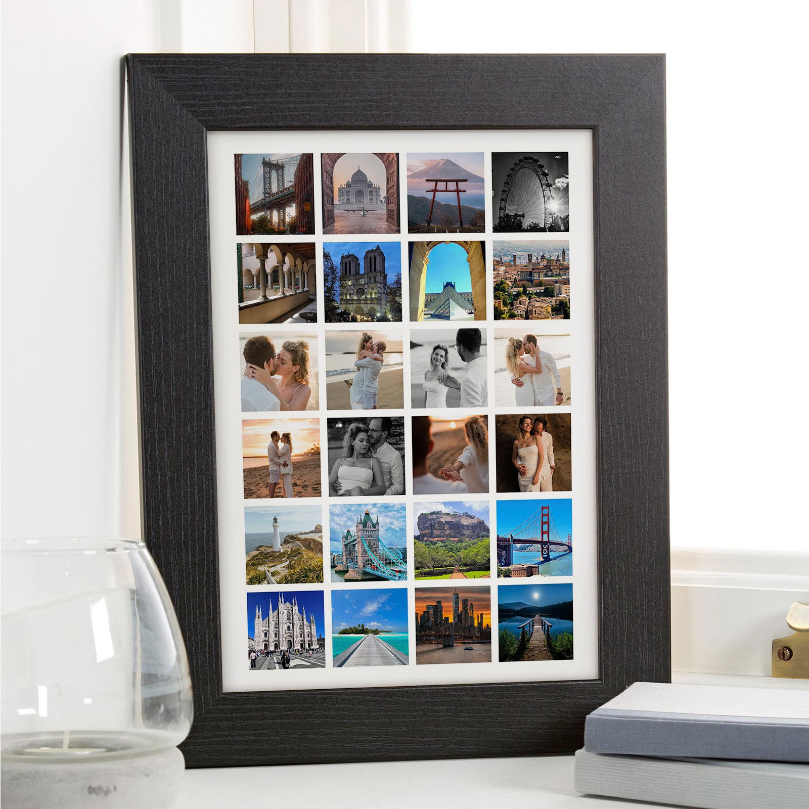 photo collage print framed