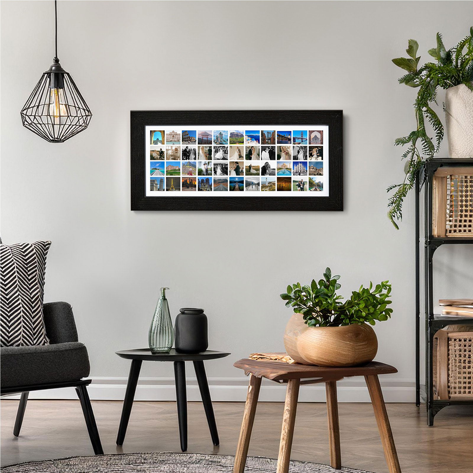 panoramic photo print framed multiple images