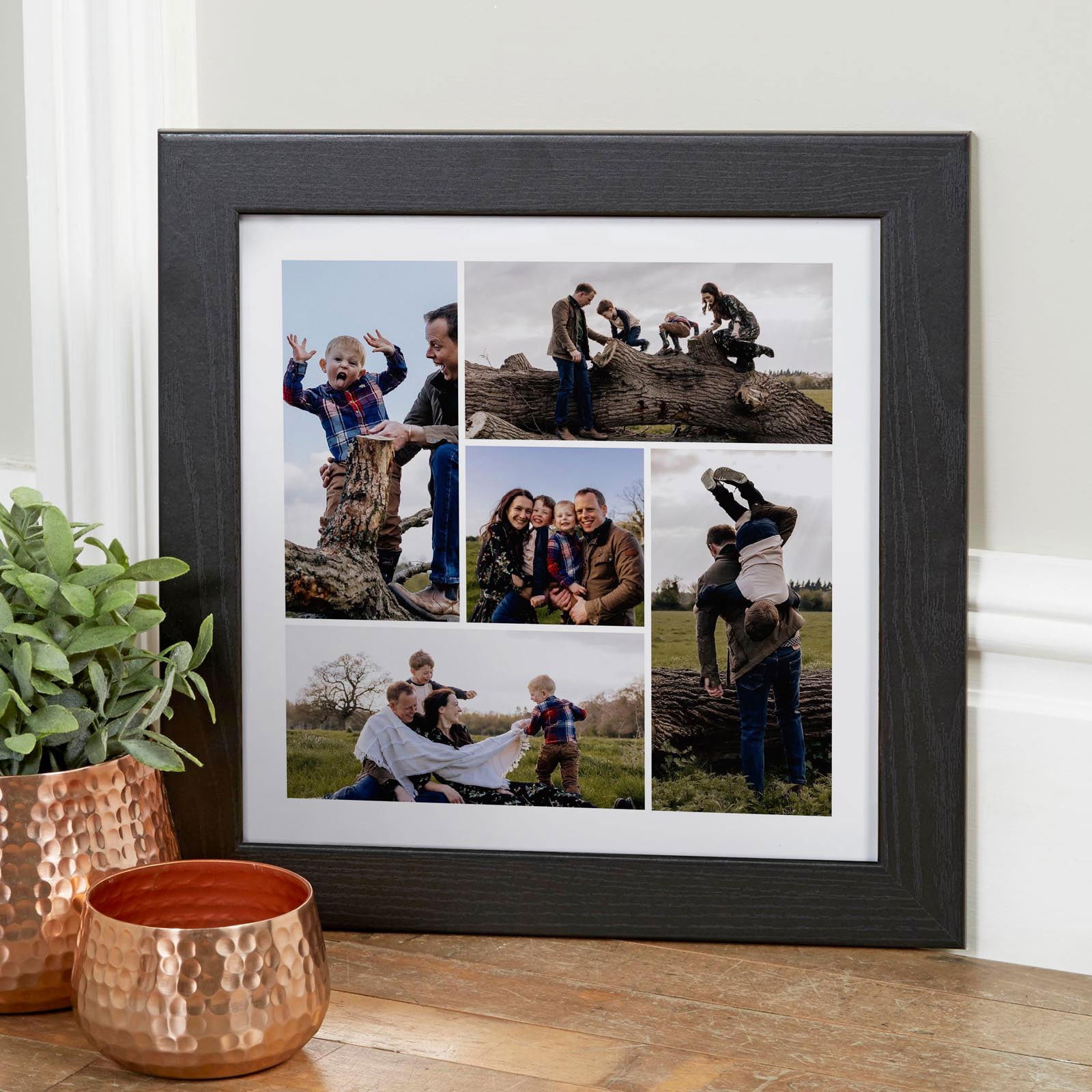 custom photo collage framed print