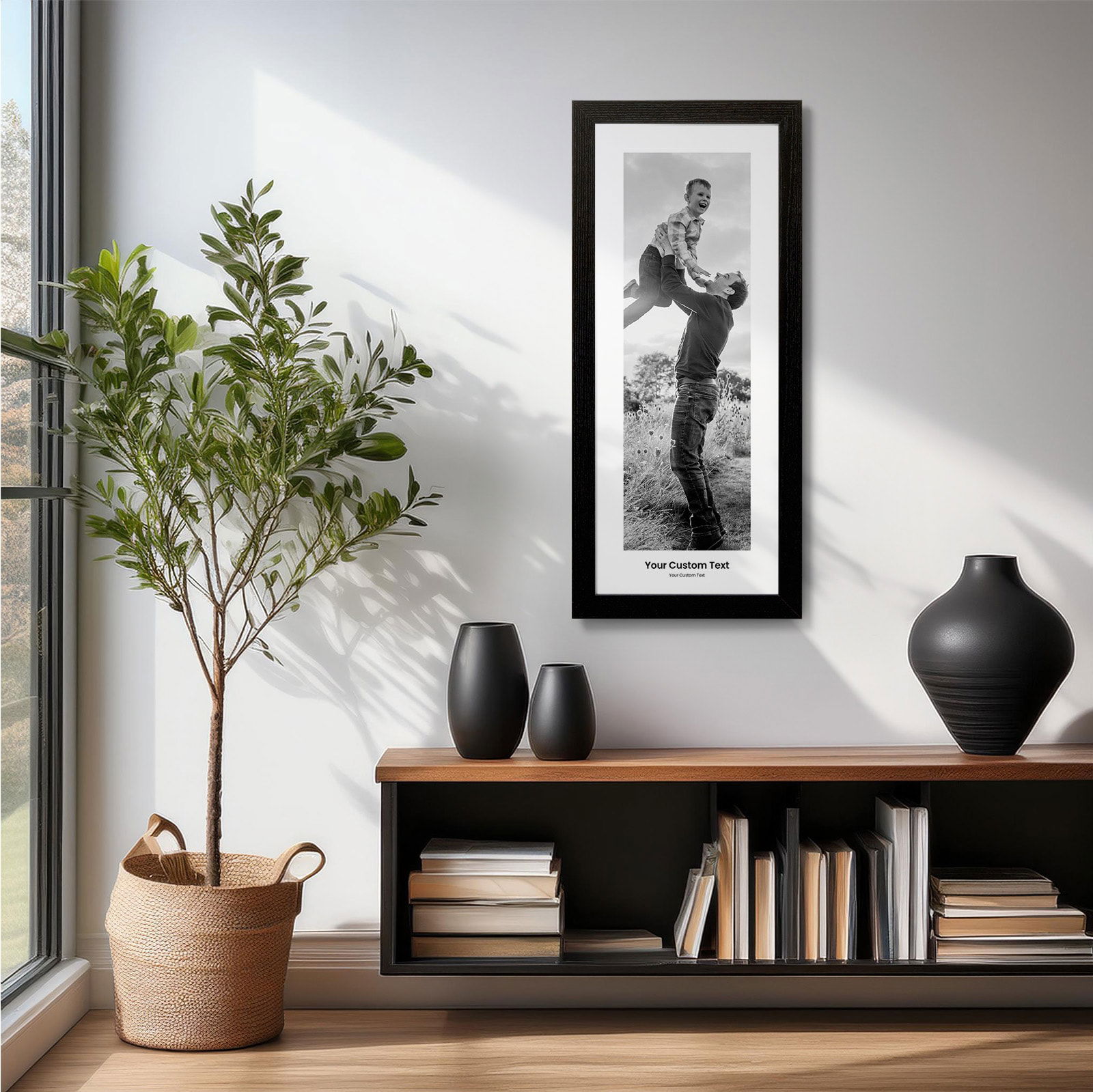 tall photo picture print living room