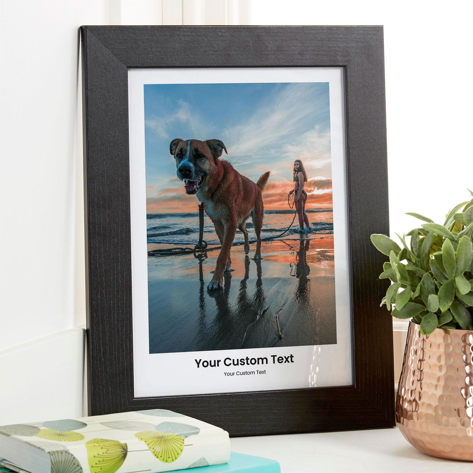 photo print custom text portrait