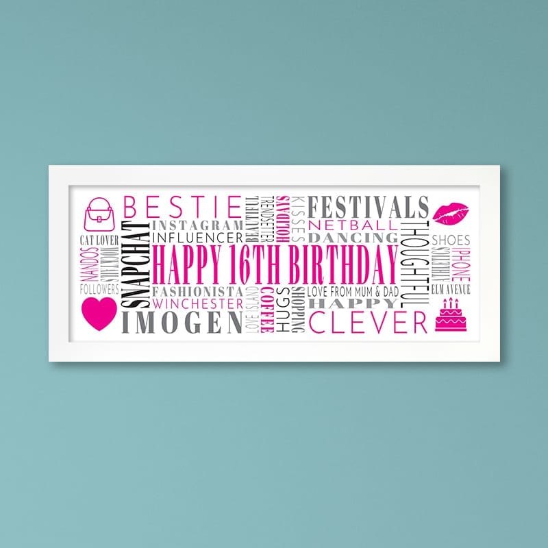 16th birthday gift ideas personalized picture
