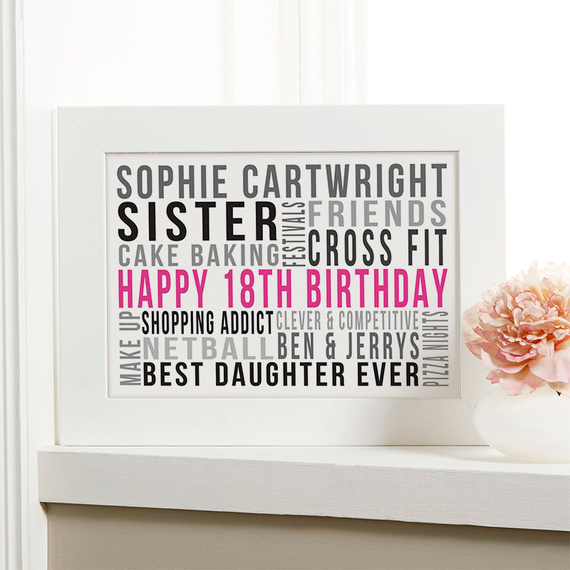 personalized 18th birthday gift for daughter