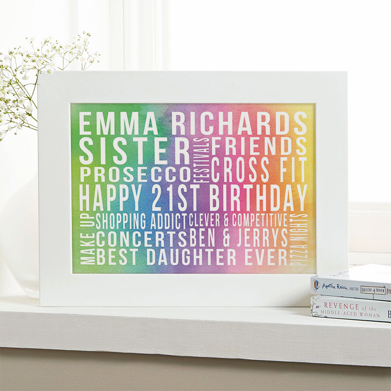 personalized 21st birthday gift for daughter
