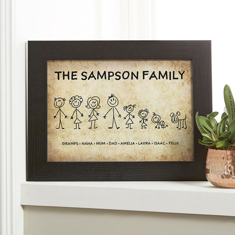 personalized family characters