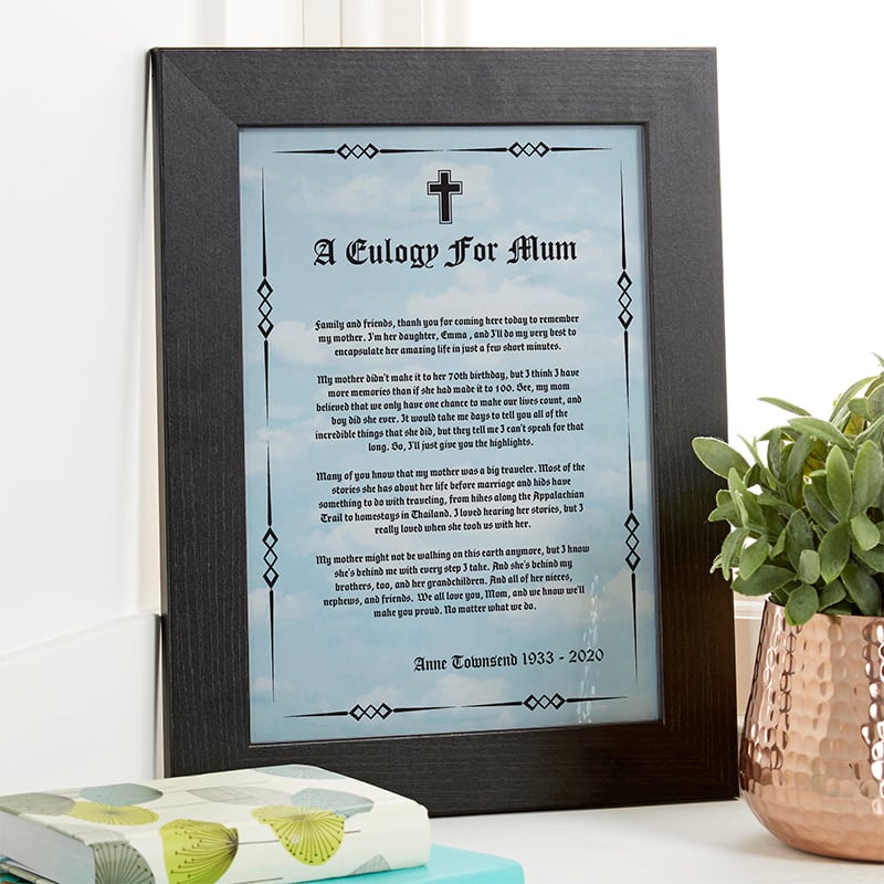 eulogy speech personalized picture