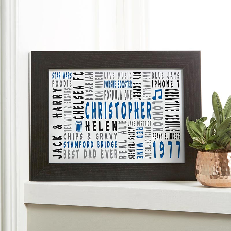personalized print word art