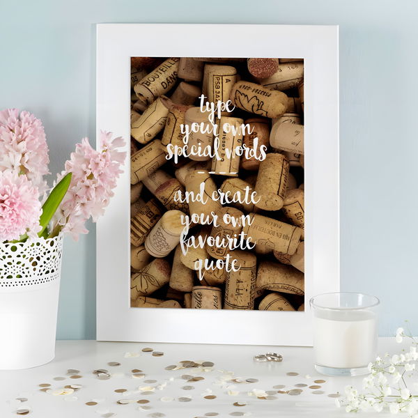 Custom Type Your Own Quote Print Or Canvas Easy To Create Wall Art