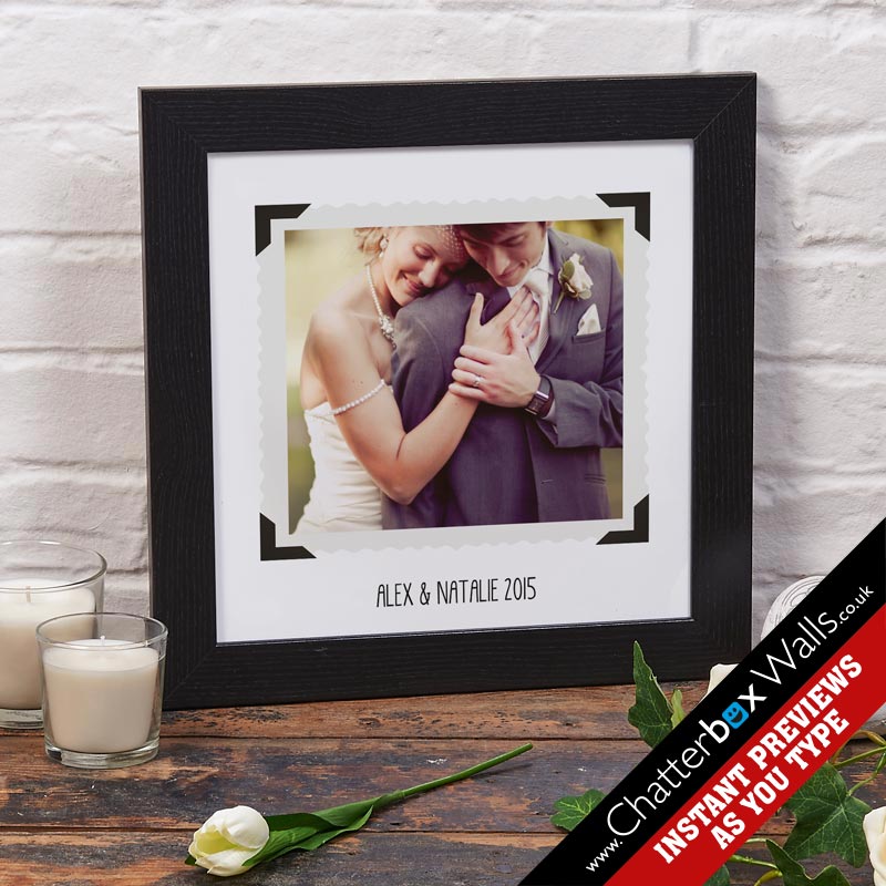 bespoke photo upload print with text
