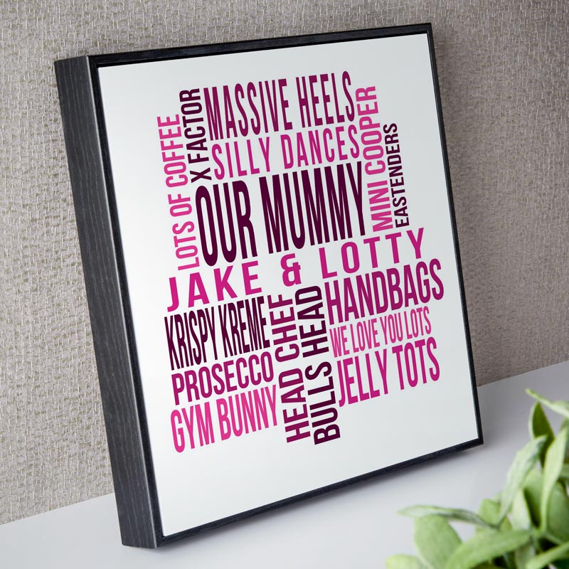 personalized box frames